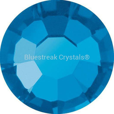 Preciosa Flat Back Crystals Rhinestones Non Hotfix (MAXIMA) Crystal Bermuda Blue-Preciosa Flatback Rhinestones Crystals (Non Hotfix)-SS5 (1.8mm) - Pack of 100-Bluestreak Crystals