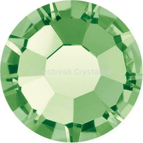 Preciosa Flat Back Crystals Rhinestones Non Hotfix (MAXIMA) Peridot-Preciosa Flatback Rhinestones Crystals (Non Hotfix)-SS2 (1.2mm) - Pack of 100-Bluestreak Crystals