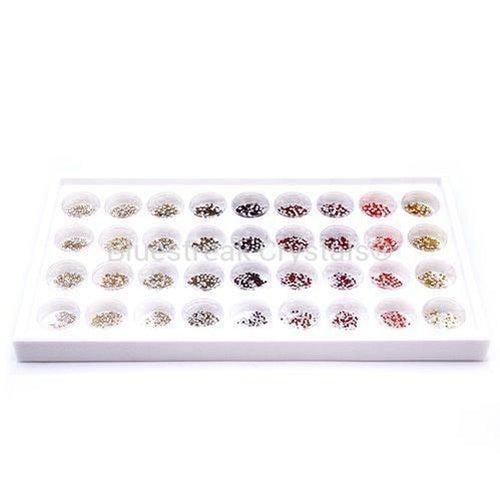 Wholesale Flat Bling Circle Tray Charms