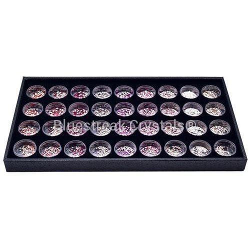 Wholesale Flat Bling Circle Tray Charms