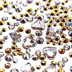 Czech Preciosa Flatback Rhinestones Crystal Golden Honey