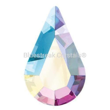 Preciosa Flat Back Crystals Rhinestones Non Hotfix Pear (MAXIMA) Crystal AB-Preciosa Flatback Rhinestones Crystals (Non Hotfix)-6x3.6mm - Pack of 10-Bluestreak Crystals