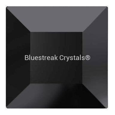 Preciosa Flat Back Crystals Rhinestones Non Hotfix Square (MAXIMA) Jet-Preciosa Flatback Rhinestones Crystals (Non Hotfix)-3mm - Pack of 40-Bluestreak Crystals