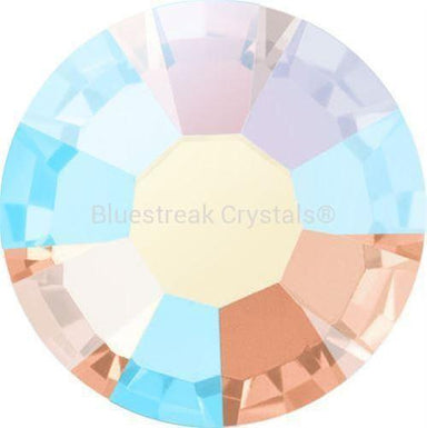 Preciosa Hotfix Flat Back Crystals (MAXIMA) Light Peach AB-Preciosa Hotfix Flatback Crystals-SS6 (2.0mm) - Pack of 50-Bluestreak Crystals