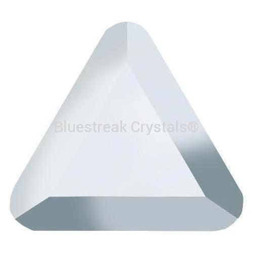 Preciosa Flatback Crystals (Hotfix) Triangle - Crystal Labrador / 6mm - Pack Of 12