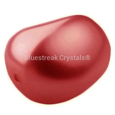 Preciosa Pearls Elliptic Cranberry-Preciosa Pearls-11x9.5mm - Pack of 10-Bluestreak Crystals