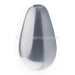 Preciosa Pearls Pear Ceramic Grey-Preciosa Pearls-10x6mm - Pack of 10-Bluestreak Crystals