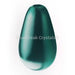 Preciosa Pearls Pear Malachite-Preciosa Pearls-10x6mm - Pack of 10-Bluestreak Crystals