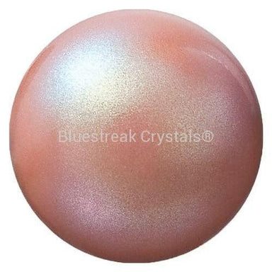 Preciosa Pearls Round (Half Drilled) Pearlescent Pink-Preciosa Pearls-4mm - Pack of 10-Bluestreak Crystals