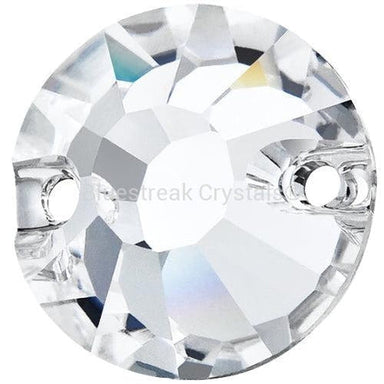 Preciosa Sew On Chaton Rose VIVA Crystal-Preciosa Sew On Crystals-8mm - Pack of 4-Bluestreak Crystals