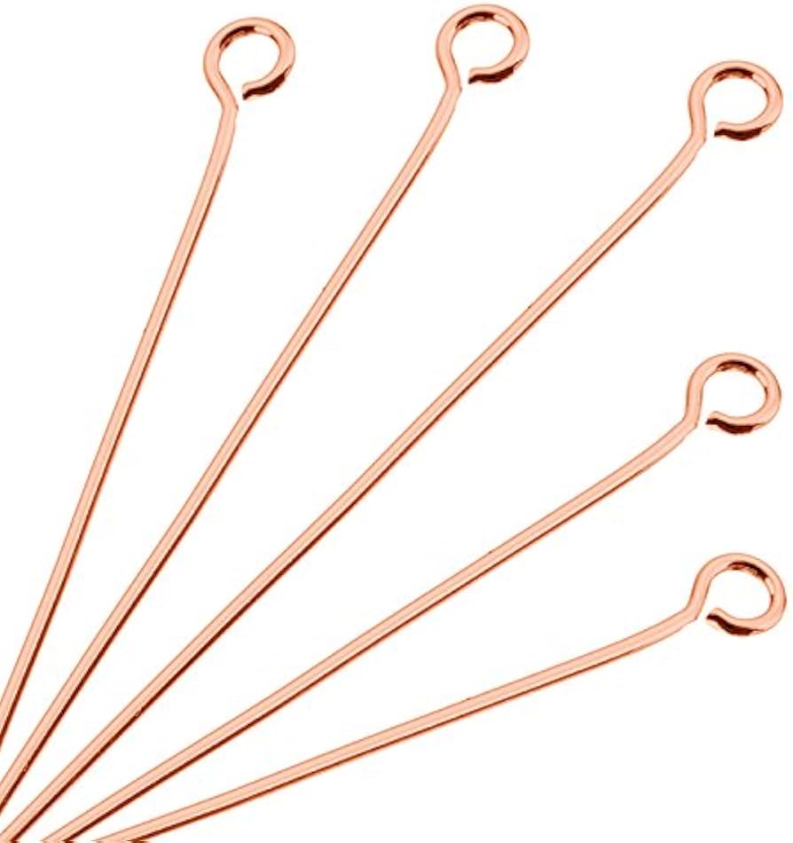 Rose Gold Plated Eyepins