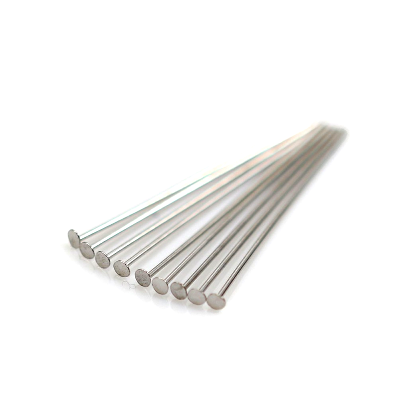 Silver Plated Flat End Headpins