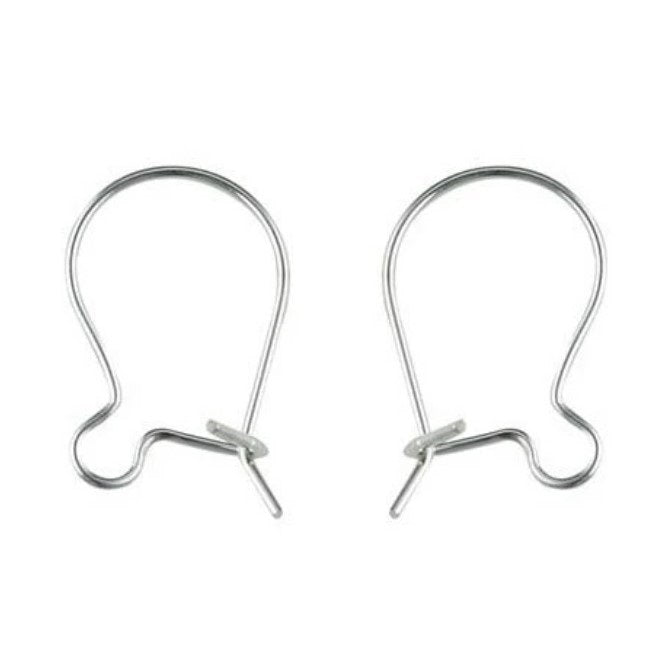 Silver Plated Kidney Wire Ear Wires