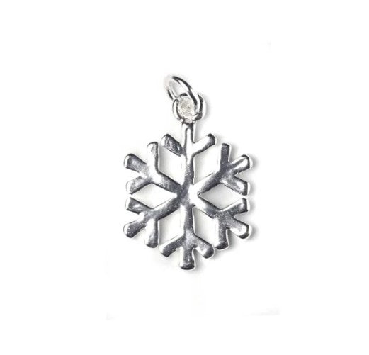 Sterling Silver (925) Snowflake Charm