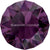 Serinity Chatons Round Stones (1028 & 1088) Amethyst Ignite UNFOILED-Serinity Chatons & Round Stones-SS24 (5.35mm) - Pack of 40 - End of Line-Bluestreak Crystals