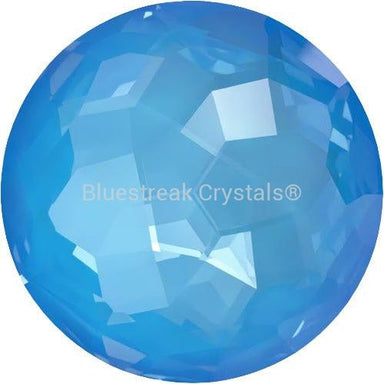 Serinity Chatons Round Stones Thin (1383) Crystal Electric Blue Ignite UNFOILED-Serinity Chatons & Round Stones-8mm - Pack of 2-Bluestreak Crystals