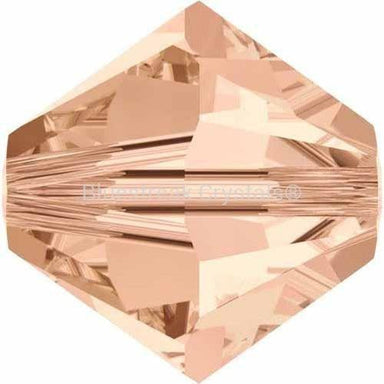 Serinity Crystal Beads Bicone (5328) Light Peach-Serinity Beads-3mm - Pack of 25-Bluestreak Crystals