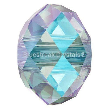 Serinity Crystal Beads Briolette (5040) Aquamarine Shimmer 2X-Serinity Beads-4mm - Pack of 10-Bluestreak Crystals