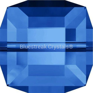 Serinity Crystal Beads Cube (5601) Sapphire-Serinity Beads-4mm - Pack of 5-Bluestreak Crystals