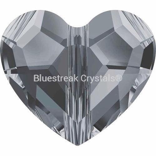 5742 - 10mm Swarovski Crystal Heart Bead - Golden Shadow