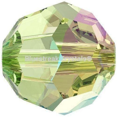 Serinity Crystal Beads Round (5000) Peridot Shimmer-Serinity Beads-4mm - Pack of 25-Bluestreak Crystals