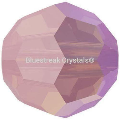 Serinity Crystal Beads Round (5000) Rose Water Opal Shimmer-Serinity Beads-4mm - Pack of 25-Bluestreak Crystals