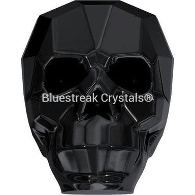 Serinity Crystal Beads Skull (5750) Jet-Serinity Beads-13mm - Pack of 1-Bluestreak Crystals