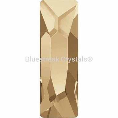 Serinity Hotfix Flat Back Crystals Cosmic Baguette (2555) Crystal Golden Shadow-Serinity Hotfix Flatback Crystals-8x2.6mm - Pack of 6-Bluestreak Crystals