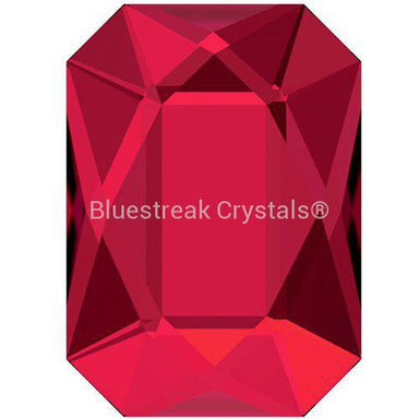 Serinity Hotfix Flat Back Crystals Emerald Cut (2602) Scarlet-Serinity Hotfix Flatback Crystals-8x5.5mm - Pack of 10-Bluestreak Crystals