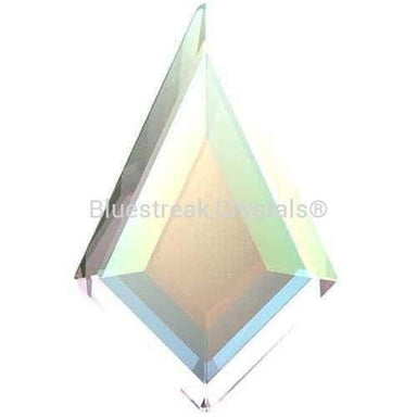 Serinity Hotfix Flat Back Crystals Kite (2771) Crystal AB-Serinity Hotfix Flatback Crystals-6.4x4.2mm - Pack of 6-Bluestreak Crystals