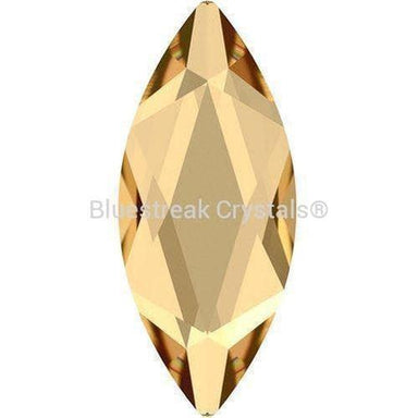 Serinity Hotfix Flat Back Crystals Marquise (2201) Crystal Golden Shadow-Serinity Hotfix Flatback Crystals-4x1.8mm - Pack of 10-Bluestreak Crystals