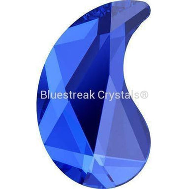 Serinity Hotfix Flat Back Crystals Paisley X (2364) Majestic Blue-Serinity Hotfix Flatback Crystals-6x3.7mm - Pack of 6-Bluestreak Crystals