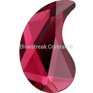 Serinity Hotfix Flat Back Crystals Paisley X (2364) Scarlet-Serinity Hotfix Flatback Crystals-6x3.7mm - Pack of 6-Bluestreak Crystals