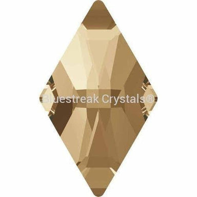 Serinity Hotfix Flat Back Crystals Rhombus (2709) Crystal Golden Shadow-Serinity Hotfix Flatback Crystals-10x6mm - Pack of 4-Bluestreak Crystals