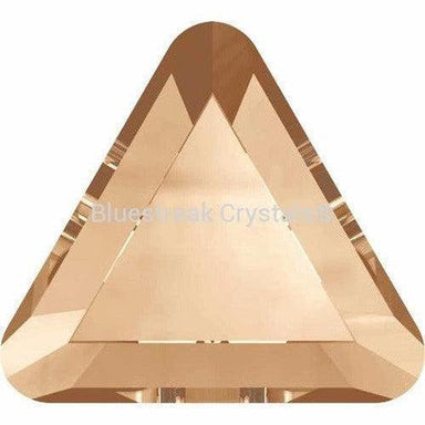 Serinity Hotfix Flat Back Crystals Triangle (2711) Crystal Golden Shadow-Serinity Hotfix Flatback Crystals-3.3mm - Pack of 10-Bluestreak Crystals