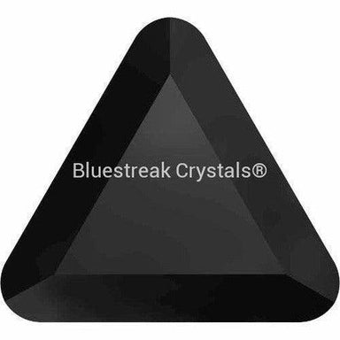 Serinity Hotfix Flat Back Crystals Triangle (2711) Jet-Serinity Hotfix Flatback Crystals-3.3mm - Pack of 10-Bluestreak Crystals