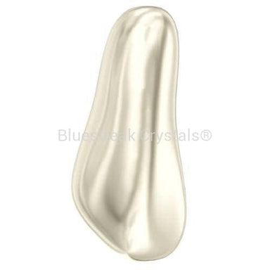 Serinity Pearls Baroque Elongated (5844) Crystal Cream-Serinity Pearls-10mm - Pack of 6-Bluestreak Crystals