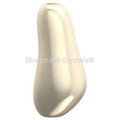 Serinity Pearls Baroque Elongated (5844) Crystal Creamrose Light-Serinity Pearls-10mm - Pack of 6-Bluestreak Crystals