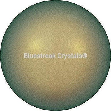 Serinity Pearls Cabochon (5817) Crystal Iridescent Green-Serinity Pearls-6mm - Pack of 8-Bluestreak Crystals