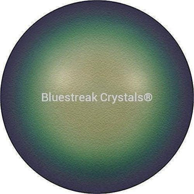 Serinity Pearls Cabochon (5817) Crystal Scarabaeus Green-Serinity Pearls-6mm - Pack of 8-Bluestreak Crystals