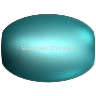 Serinity Pearls Rice (5824) Crystal Iridescent Dark Turquoise-Serinity Pearls-4mm - Pack of 50-Bluestreak Crystals