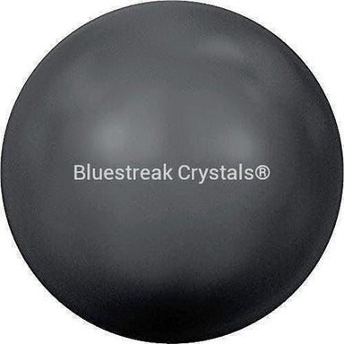 Serinity Pearls Round Half Drilled (5818) Crystal Black-Serinity Pearls-3mm - Pack of 10-Bluestreak Crystals