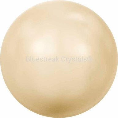 Serinity Pearls Round Half Drilled (5818) Crystal Light Gold-Serinity Pearls-3mm - Pack of 10-Bluestreak Crystals