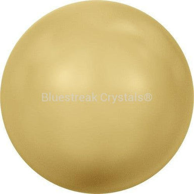 Serinity Pearls Round No Hole (5809) Crystal Gold-Serinity Pearls-1mm - Pack of 100-Bluestreak Crystals