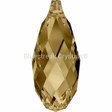 Serinity Pendants Briolette (6010) Light Colorado Topaz-Serinity Pendants-11mm - Pack of 1-Bluestreak Crystals