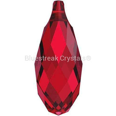 Serinity Pendants Briolette (6010) Scarlet-Serinity Pendants-11mm - Pack of 1-Bluestreak Crystals