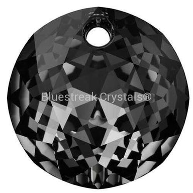 Serinity Pendants Classic Cut (6430) Crystal Silver Night-Serinity Pendants-8mm - Pack of 4-Bluestreak Crystals