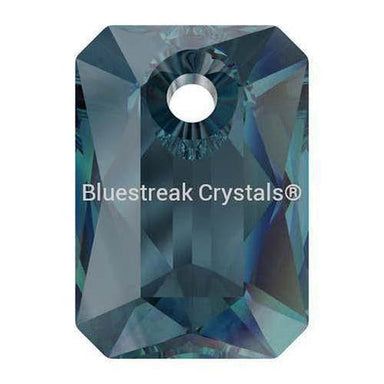 Serinity Pendants Emerald Cut (6435) Montana-Serinity Pendants-9mm - Pack of 4-Bluestreak Crystals