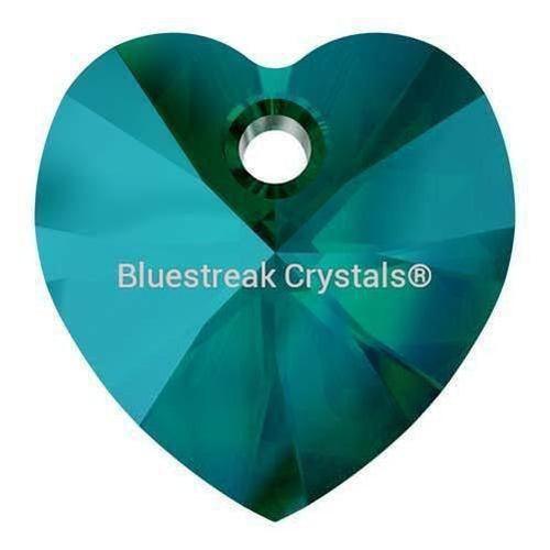 Serinity Pendants Heart (6228) Emerald Shimmer-Serinity Pendants-18x17.5mm - Pack of 1-Bluestreak Crystals