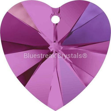 Serinity Pendants Heart (6228) Fuchsia AB-Serinity Pendants-10.3x10mm - Pack of 4-Bluestreak Crystals